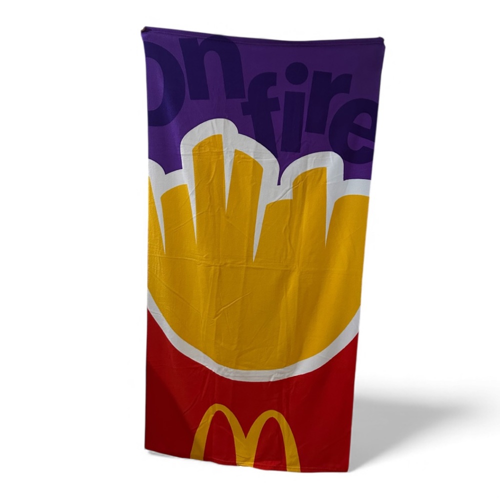 McDonald's Bold Towel - Red, Yellow, Purple